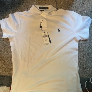 White Slim fit polo Ralph Lauren